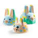 Bunny Trio Finger Painting by Djeco