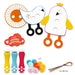 In the Sky Dots and Pompoms Toddler Art Set by Djeco