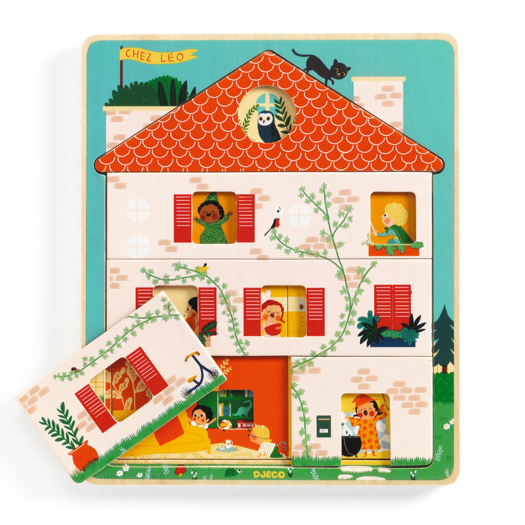 Chez Leo 3 Layer Puzzle by Djeco