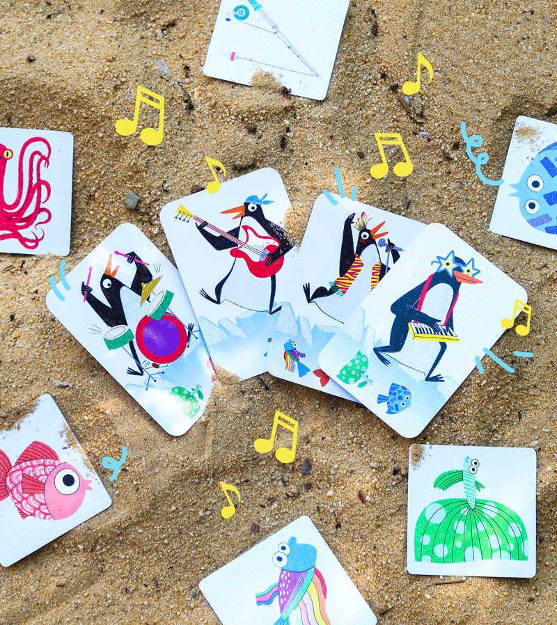 Rock Band Card Game by Djeco