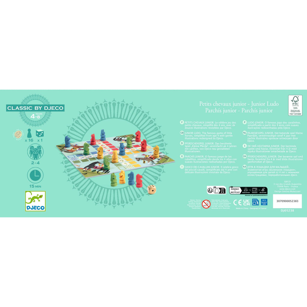 Ludo Junior Petits Cheveaux Game by Djeco