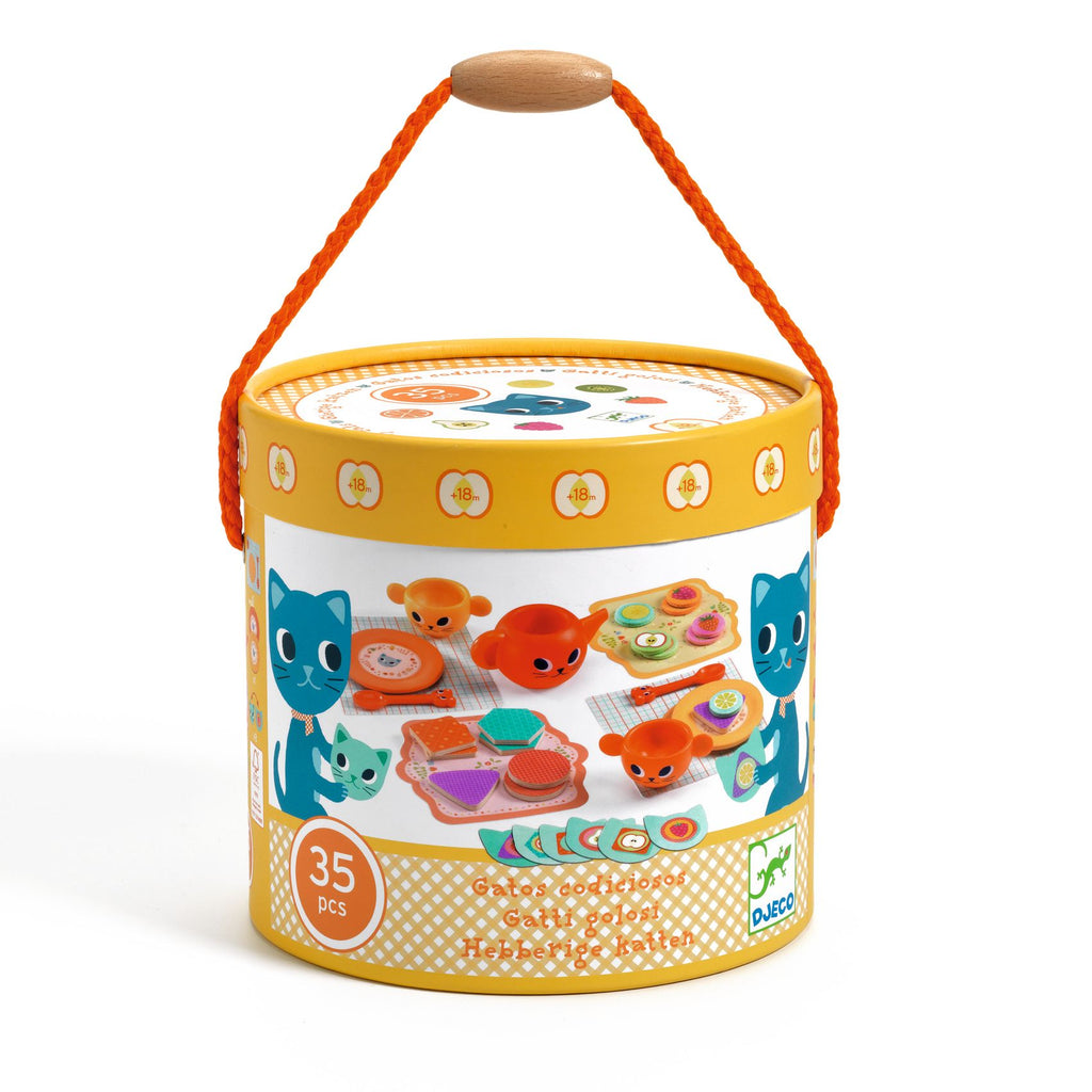 Greedy Cats Tea Set Activity by Djeco
