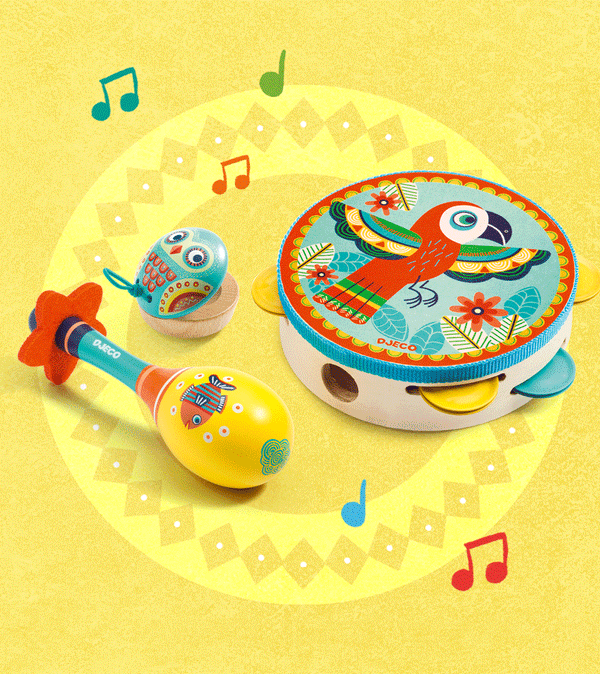 Animambo Set of 3 Instruments by Djeco