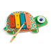 Animambo Wooden Turtle Xylophone with Cymbal by Djeco