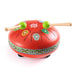 Animambo Red 8 Notes Metal Tongue Drum by Djeco