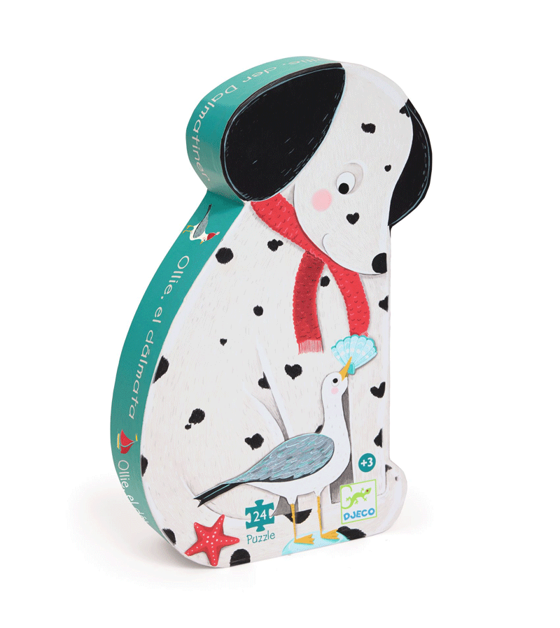 24pcs Ollie the Dalmatian Puzzle by Djeco