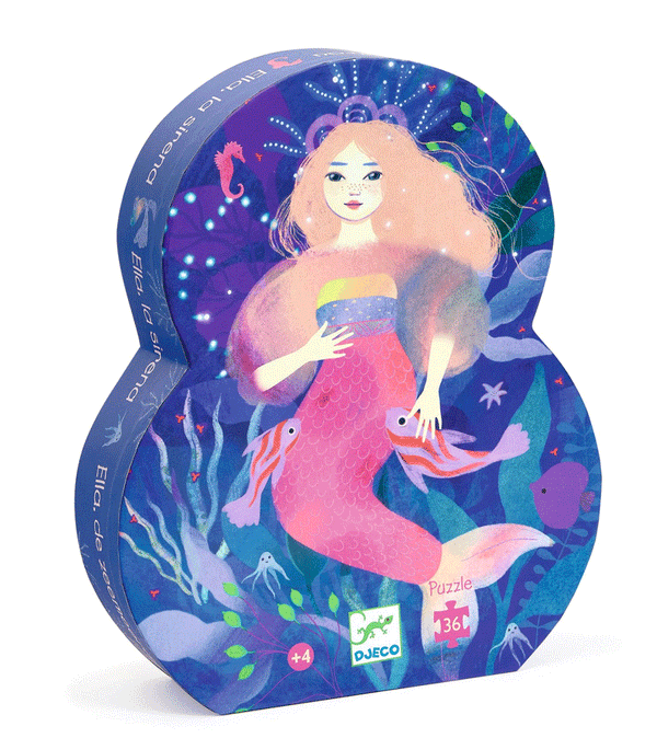 36pcs Ella the Mermaid Puzzle by Djeco