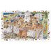 100 pcs Fortified Castle Observation Puzzle by Djeco