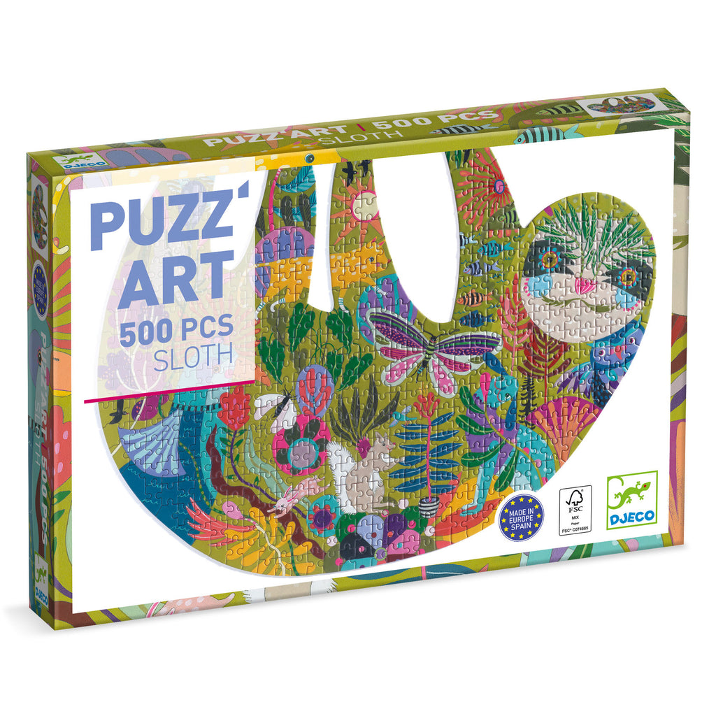500 pcs Sloth Puzz' Art Puzzle by Djeco