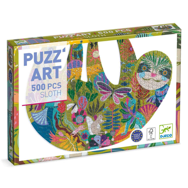 500 pcs Sloth Puzz' Art Puzzle by Djeco