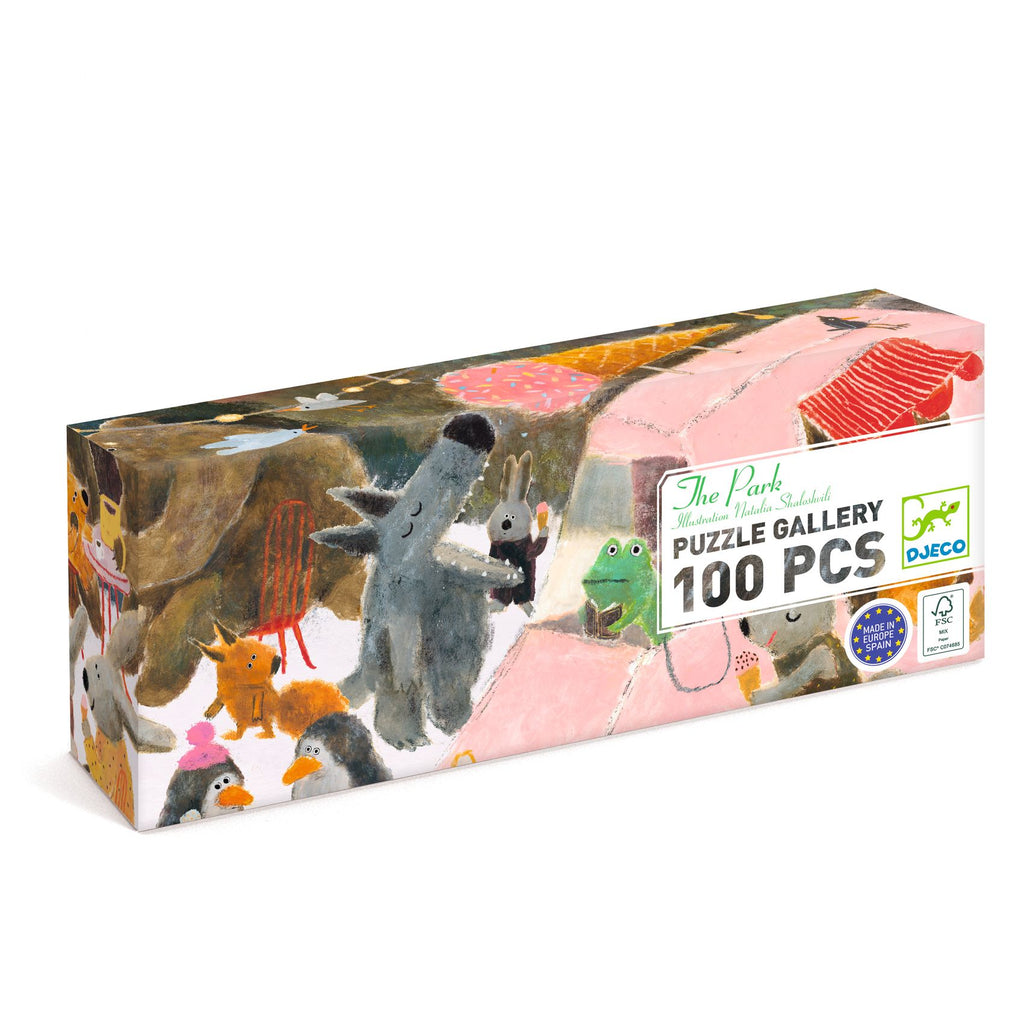 100 pcs The Park Gallery Puzzle by Djeco