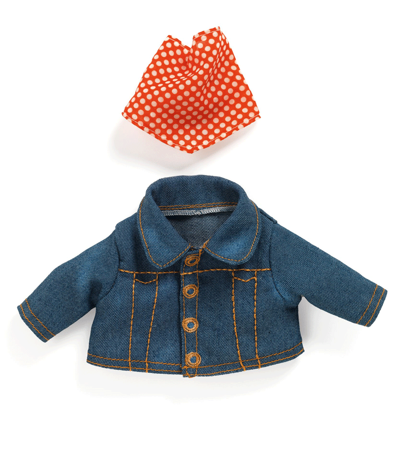 Pomea Denim Jacket Outfit Doll's Clothes by Djeco