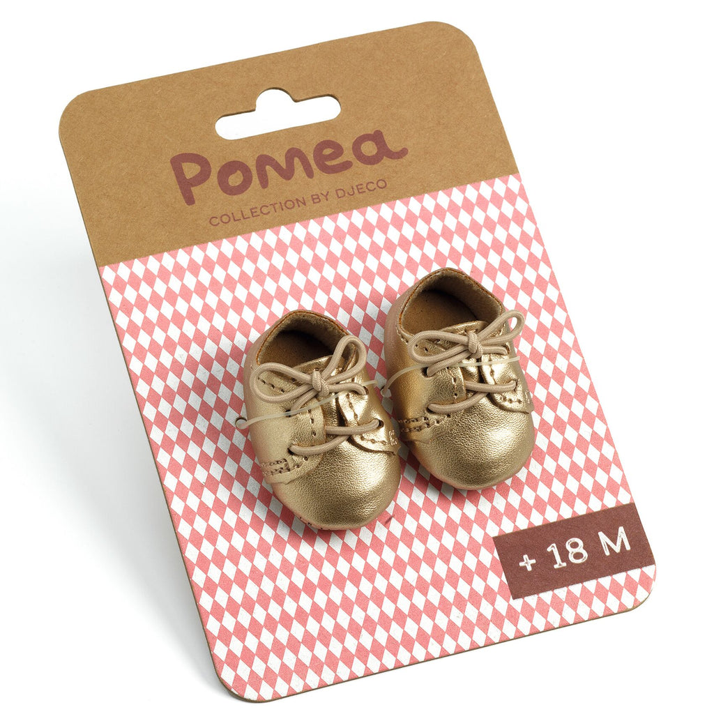 POMEA Doll's Golden Shoes by Djeco