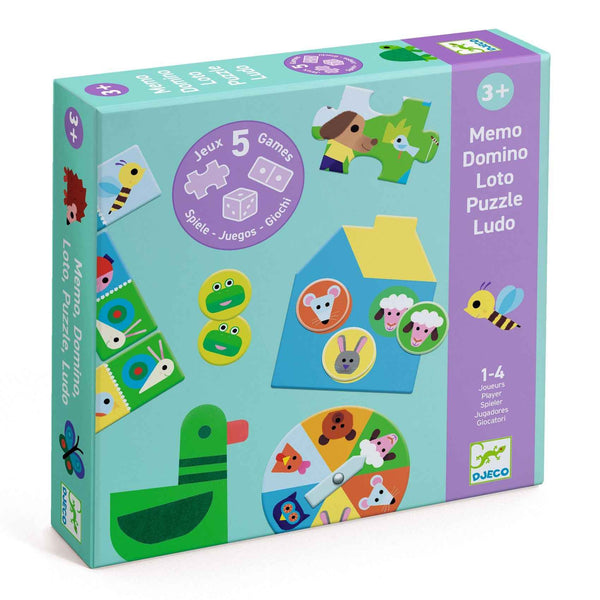 Toddler Games Compendium At the Farm by Djeco