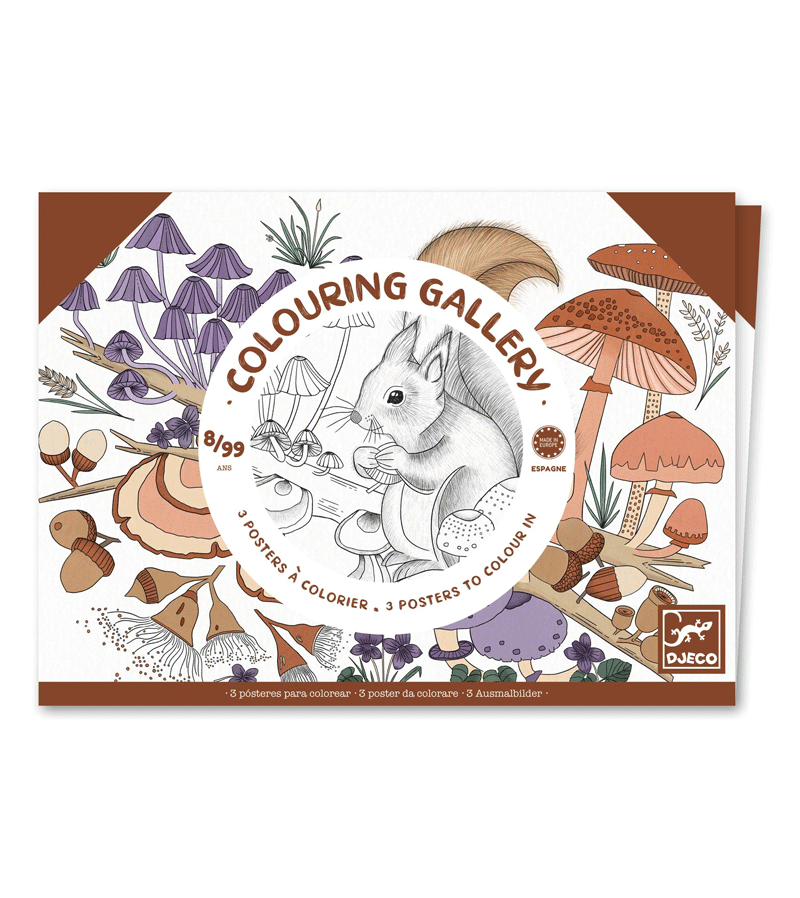 Naturalist Colouring Gallery by Djeco