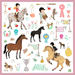 160 Horses Stickers by Djeco