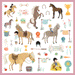160 Horses Stickers by Djeco