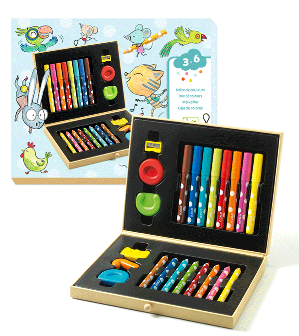 Toddle Box of Colours Art Set by Djeco