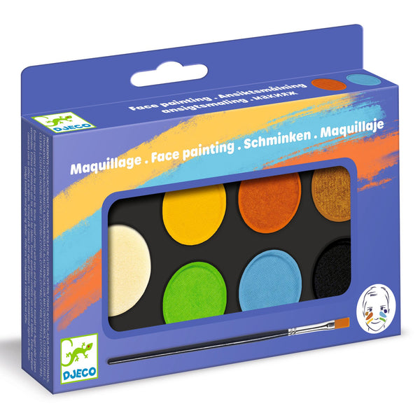 6 Nature Face Paint Set by Djeco