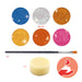 6 Metallic Face Paint Set by Djeco