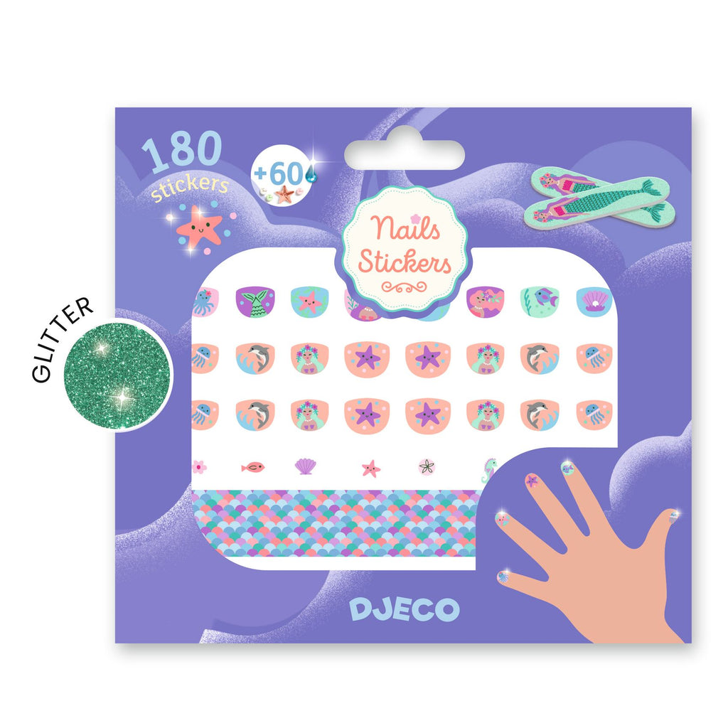 Soft Seas Nail Stickers by Djeco