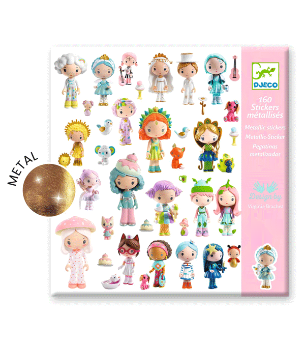 The Tinyly's Little World Stickers by Djeco