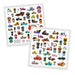 160 Metallic CRAZY MOTORS Stickers by Djeco