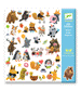 160 Fluffy Friends Stickers by Djeco