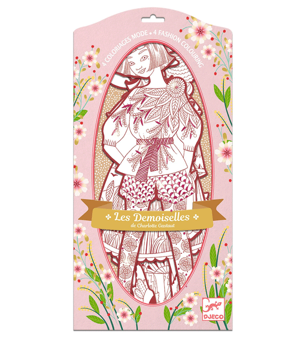 Fiodor & Friends Les Demoiselles Fashion Colouring by Djeco