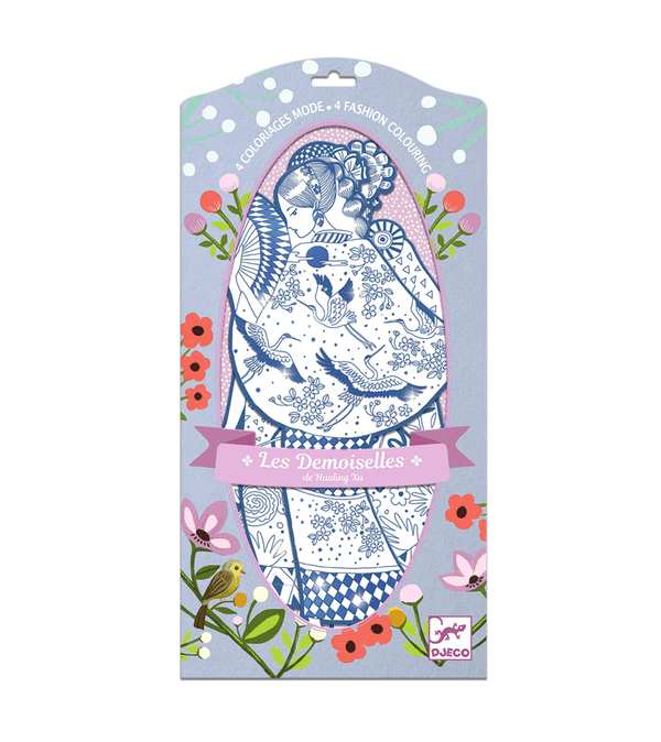 Laura & Friends Les Demoiselles Fashion Colouring by Djeco