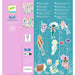 160 Metallic Sparkly Mermaid Stickers illustrated by Lucille Michieli by Djeco