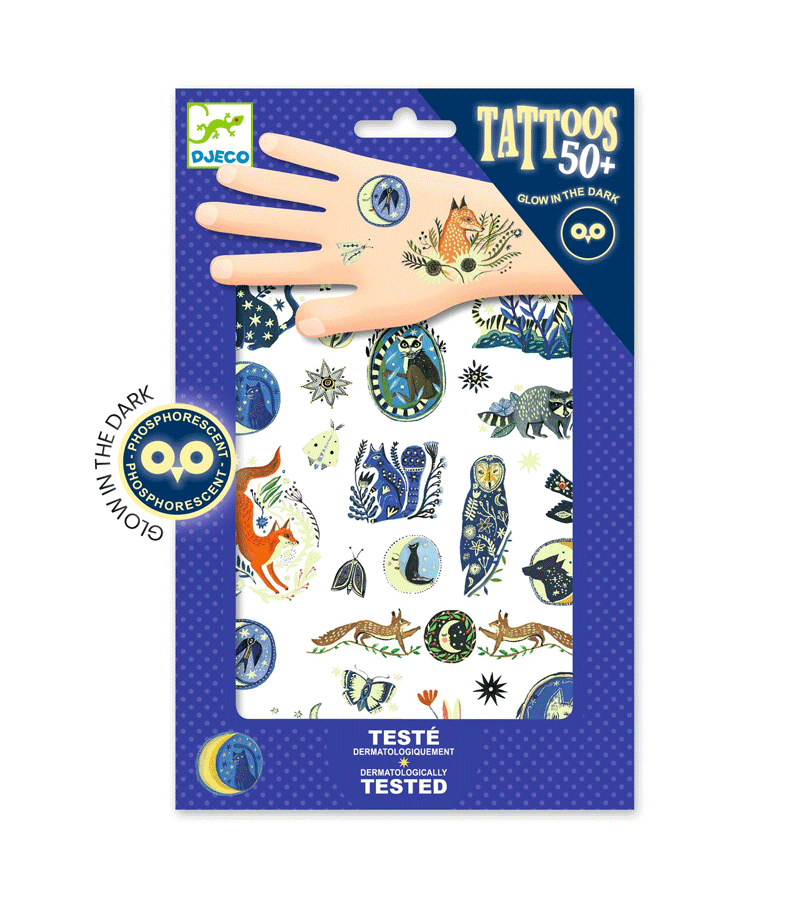 Night Reflections Tattoos by Djeco