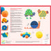 Fluffy Animals Silhouettes and Pompons Toddler Art Set by Djeco