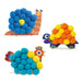 Fluffy Animals Silhouettes and Pompons Toddler Art Set by Djeco