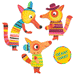 The Fox Family Paint 3 Figures Toddle Art Set by Djeco