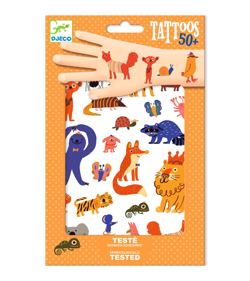 Funny Animals Tattoos by Djeco