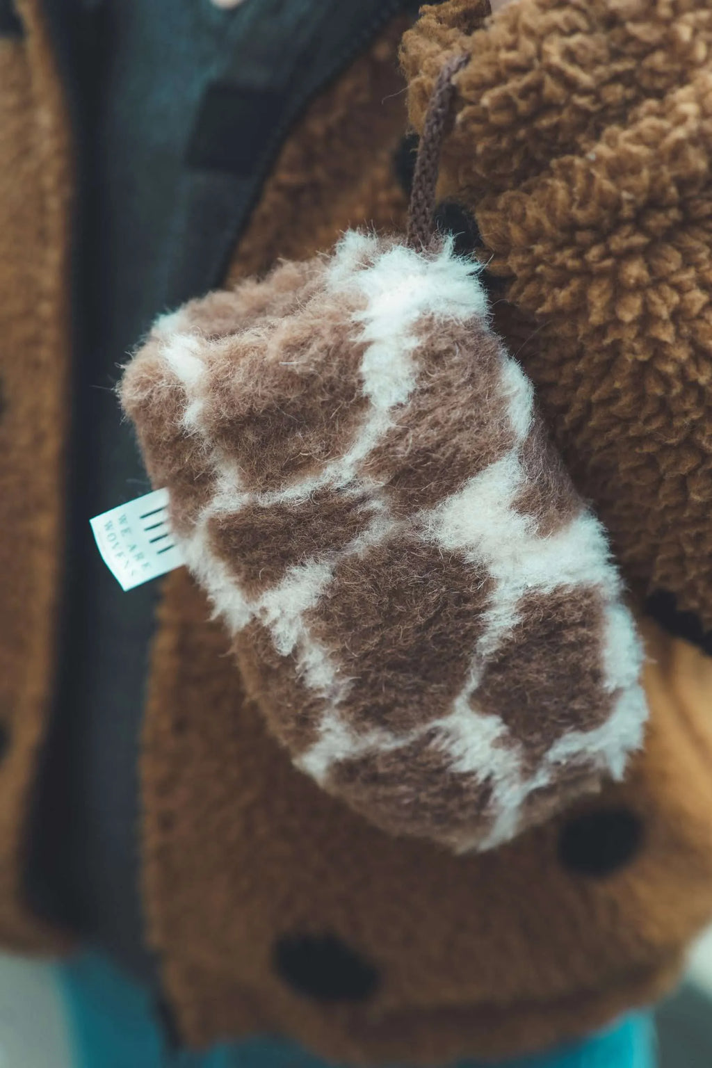 Giraffe 100% Merino Wool Mittens by We are Woolens