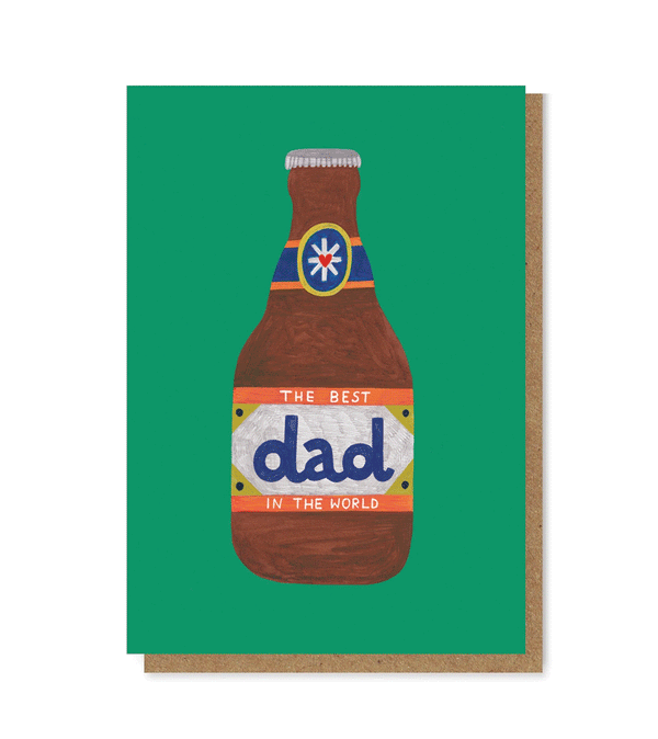 Dad Beer Card by Daria Solak Illustrations