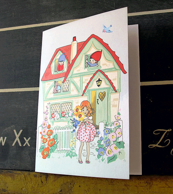 Daisy Cottage Card by Made in Pixieland