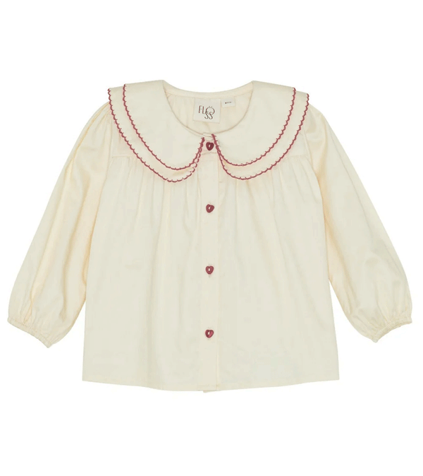 Soft White Darling Blouse by Floss