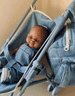 Antoine Denim Overalls for Baby Dolls by Minikane
