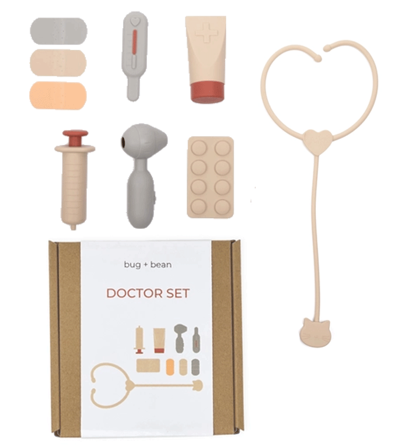 Food Grade Silicone Doctors Set Bug + Bean