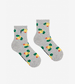 Kids Happy Dog all over Short Socks by Bobo Choses