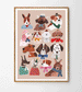 A4 Doggies Print by Daria Solak Illustrations
