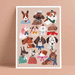 A4 Doggies Print by Daria Solak Illustrations