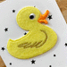 Duck Iron on Patch by Petra Boase