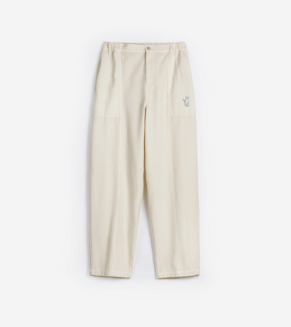 Women's Ecru Cocoon Trousers  by Bobo Choses