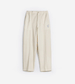 Women's Ecru Cocoon Trousers  by Bobo Choses