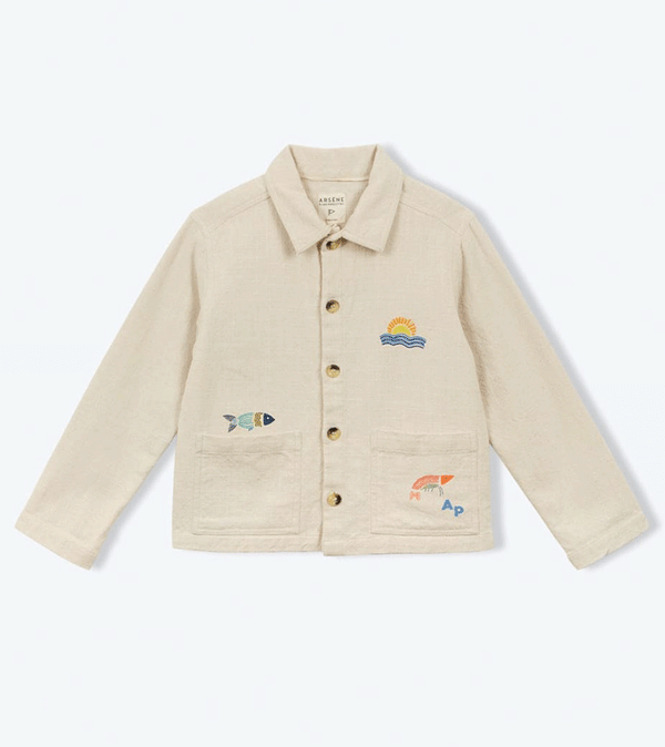 Faozi Beach Embroidered Jacket by Arsene et les Pipelettes