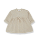 Beige Striped Estela Fleece Dress by 1+ in the Family